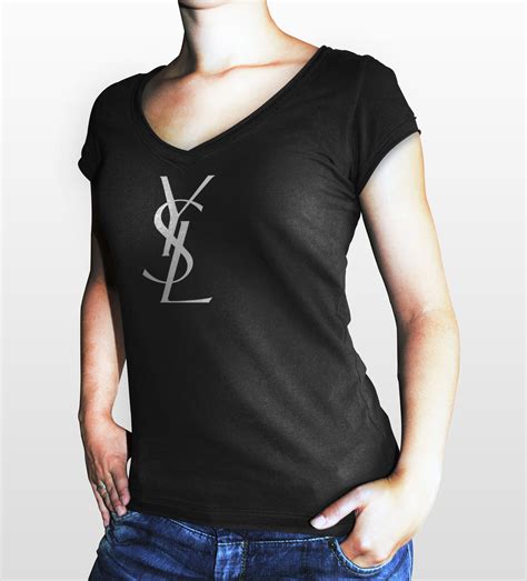 ysl black tee|Saint Laurent T.